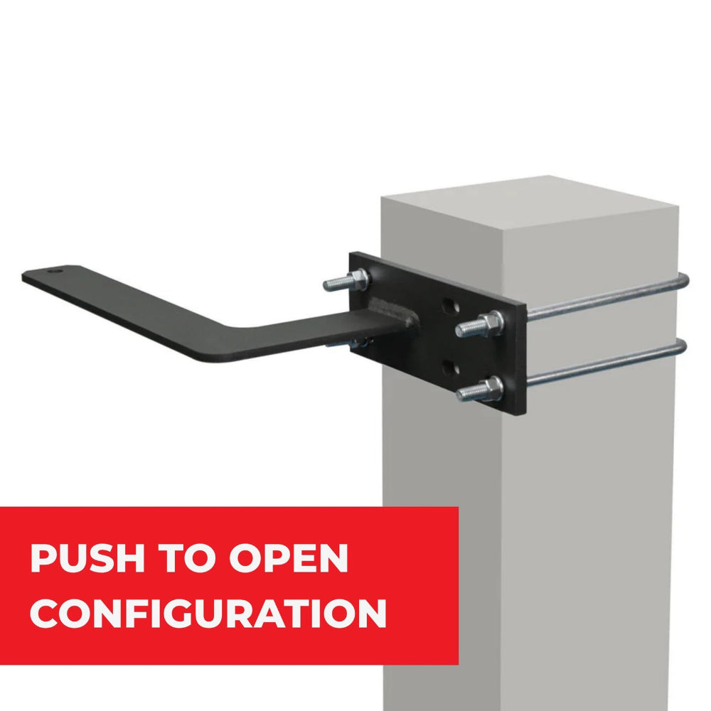 Heavy Duty Push Bracket for Swing Gate Operators Bolt-On - No Welding