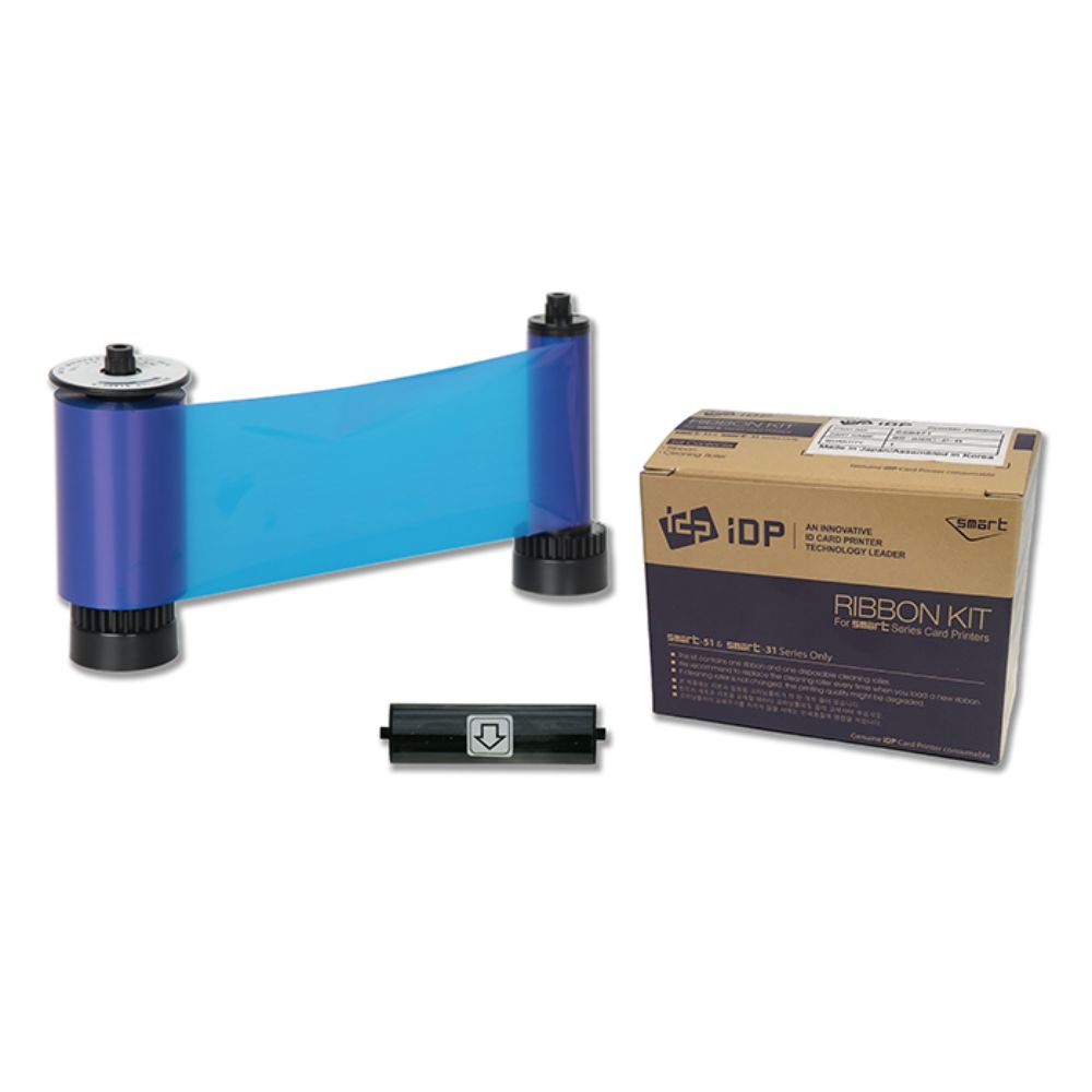 IDP SMART-31 & 51 B Resin Blue Ribbon (1200 cards/roll) 659372