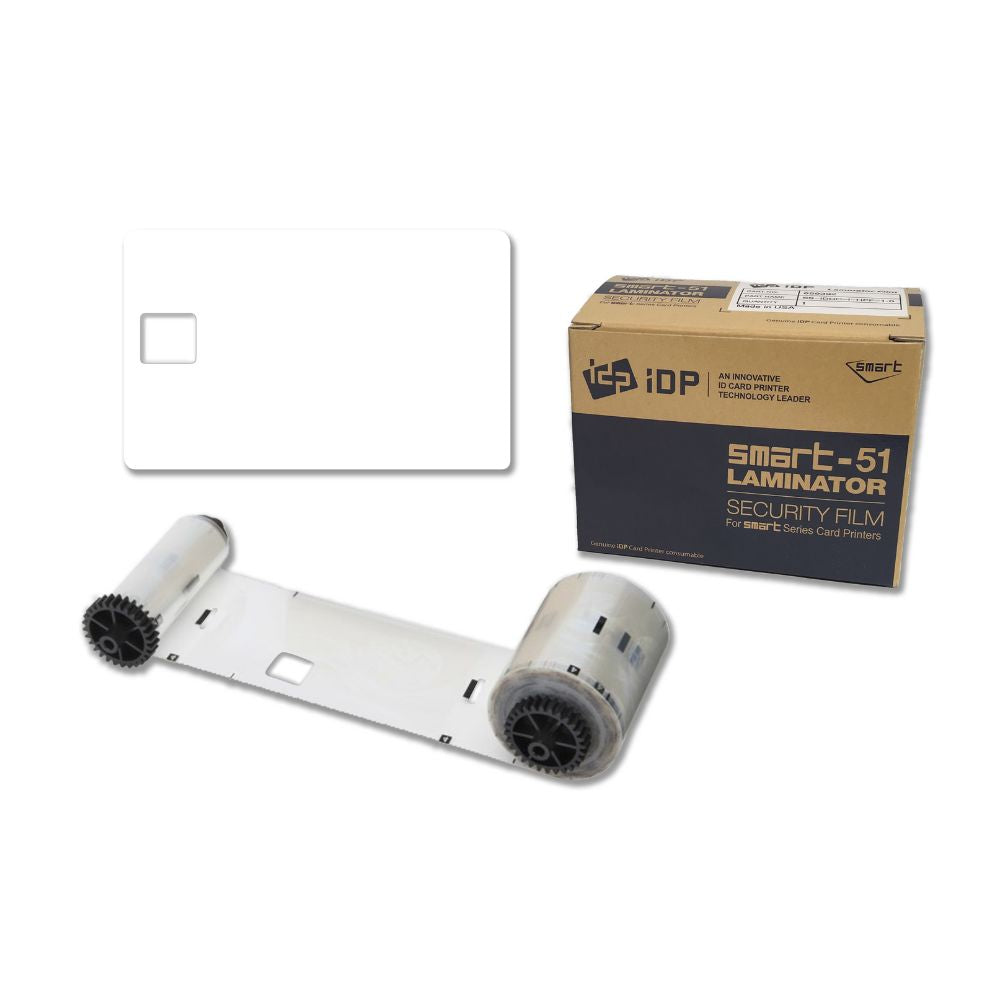 IDP SMART-51L Clear IC Laminate Film 659398 | All Security Equipment