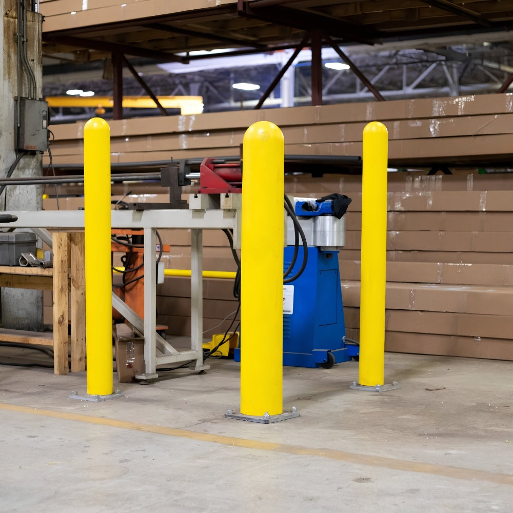 Ideal Shield 4" Base Plate Bollard with Cover