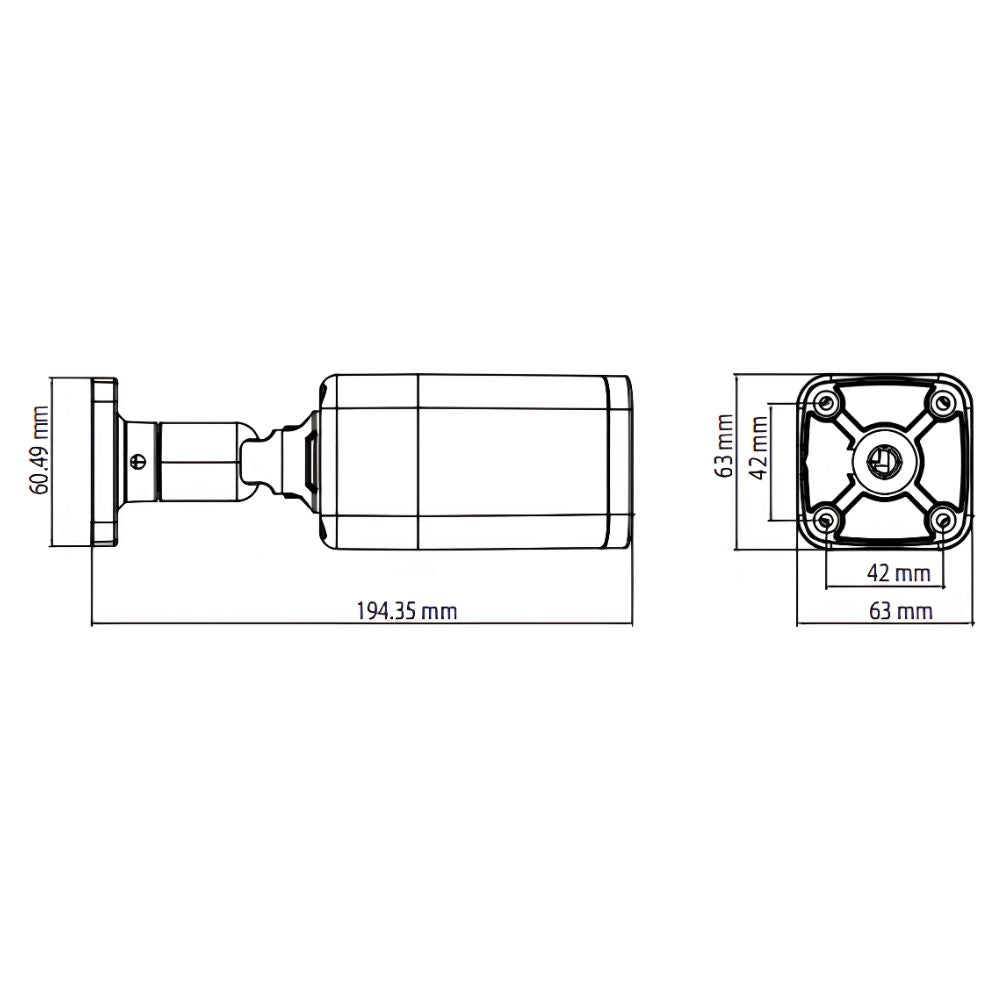 Liberty Camera L3IP4BS L3 Series AI 4MP IP Outdoor Bullet Camera | ASE