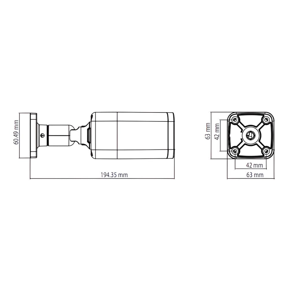 Liberty Camera L3IP8BS L3 Series AI 8MP IP Outdoor Bullet Camera | ASEV