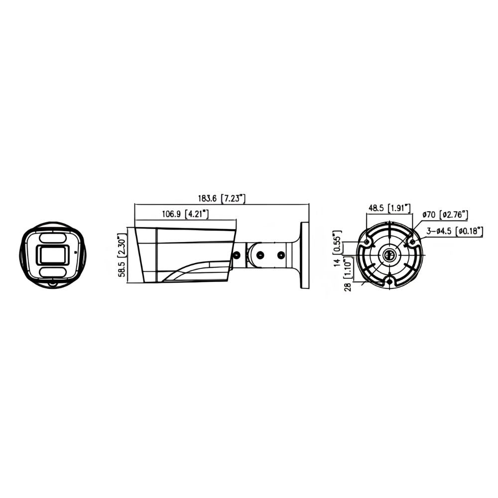 Liberty Camera LA5BFC60 5MP Multi Format Outdoor Bullet Camera | ASE