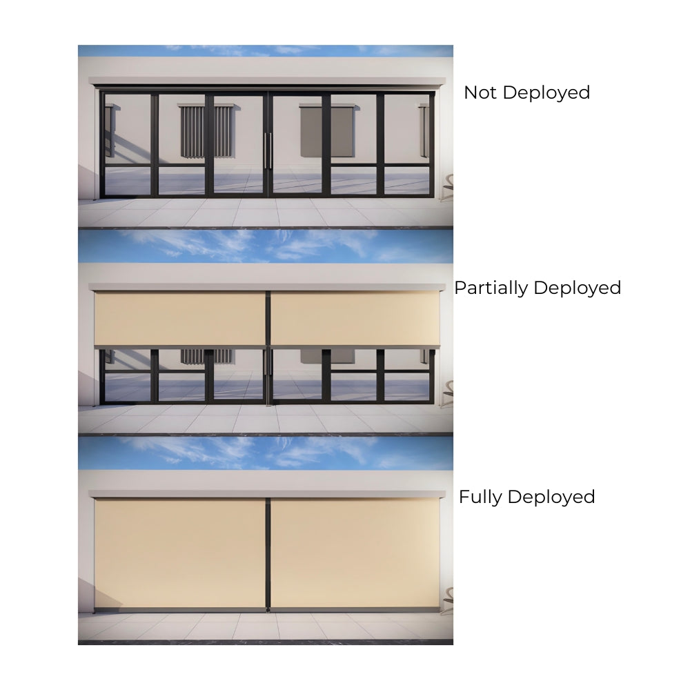 Mayday LifeShield Motorized Glass Wall Panel 9'x7'