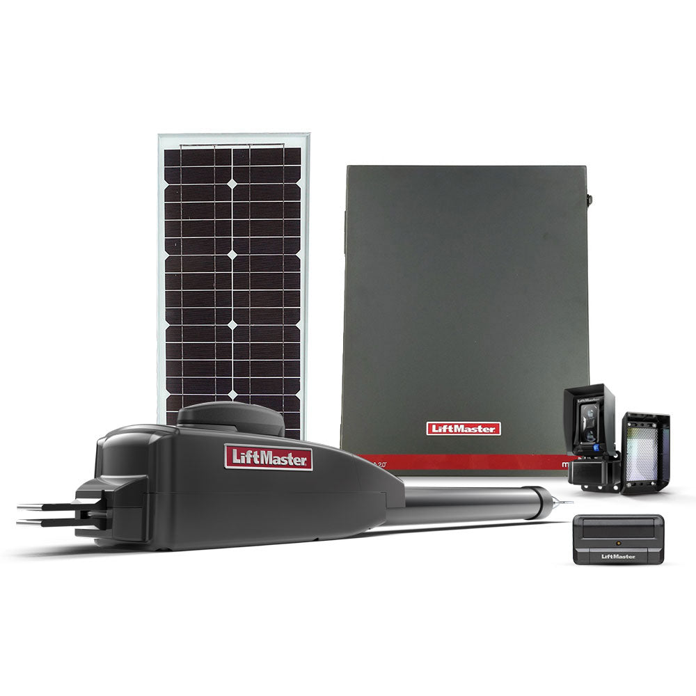LiftMaster Single Swing Gate Opener Solar Kit LA412XL20W-ASE