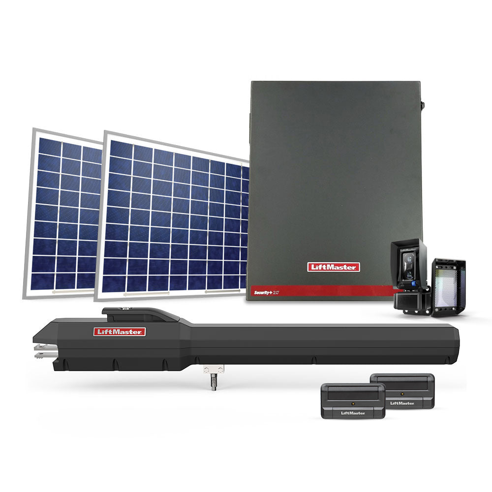 LiftMaster LA500XL20W Single Arm XL Control Box Solar Kit