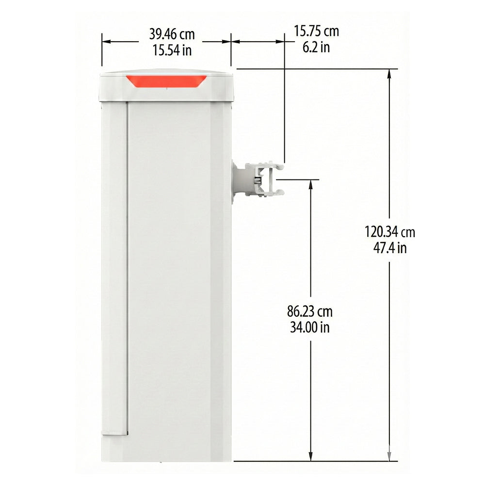 LiftMaster Techna Commerical Barrier Gate Operator (White) CBG24DCWMC