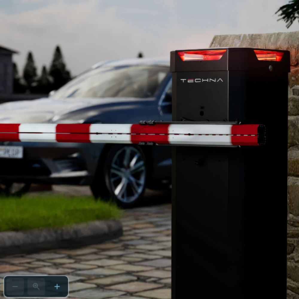 LiftMaster Techna Commercial Barrier Gate Operator (Grey) CBG24DCGMC