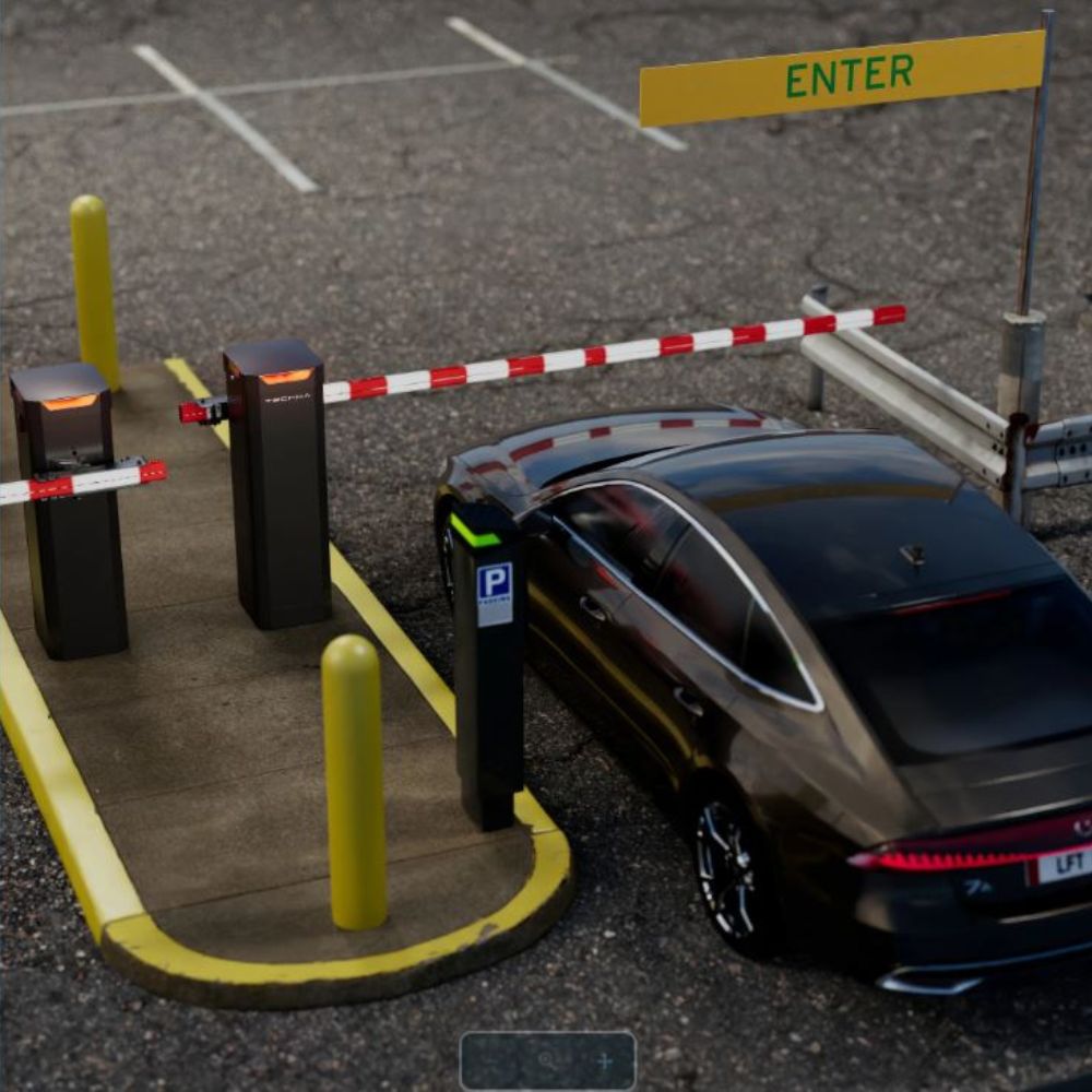 LiftMaster Techna Commercial Barrier Gate Operator (Grey) CBG24DCGMC