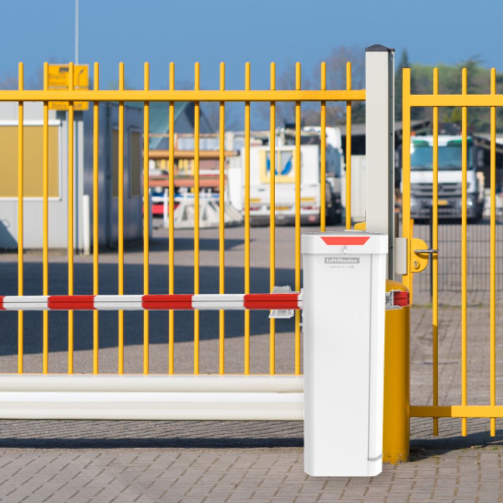 LiftMaster Techna Commerical Barrier Gate Operator (White) CBG24DCWMC