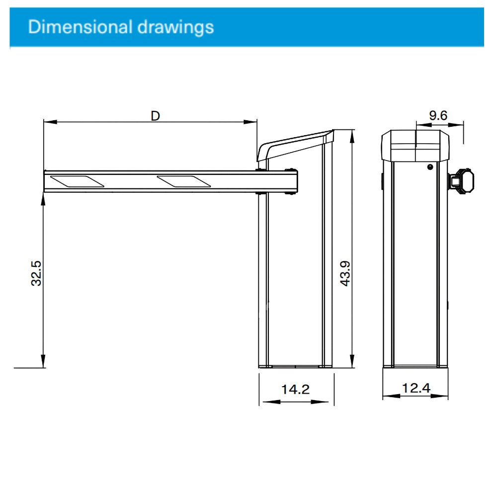 Magnetic Autocontrol 24V Tall Access with 10 Ft. MicroBoom