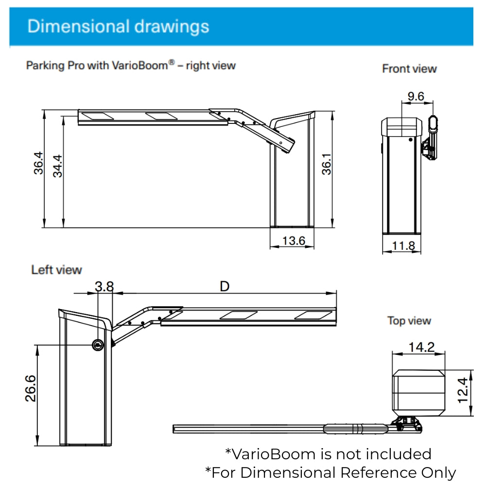 Magnetic Autocontrol Microdrive Parking Pro Right Hand No Boom/Flange