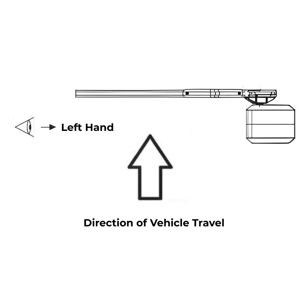 Magnetic Autocontrol Parking Pro Left-Hand Barrier Gate with 10' VarioBoom Arm | All Security Equipment