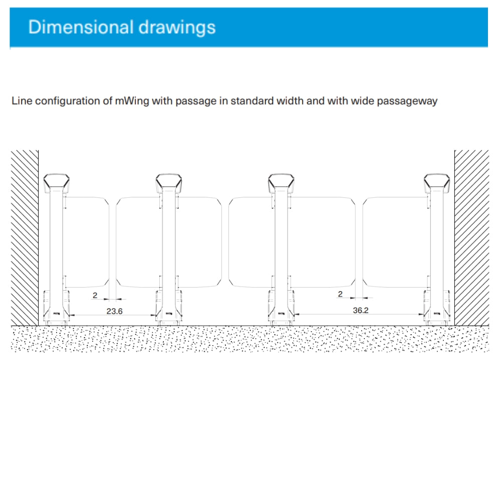Magnetic mWing Center Module FMWCS_ML | All Security Equipment
