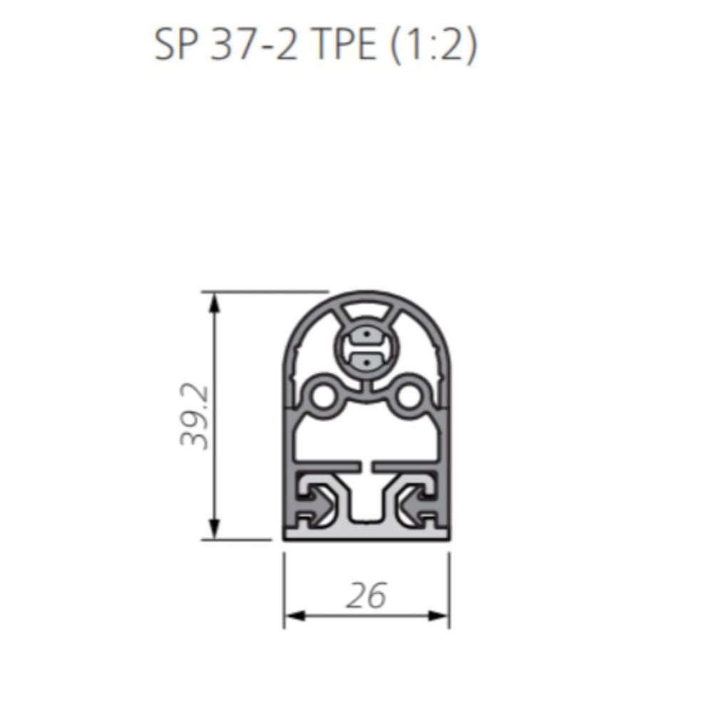 Mayser SP37-2 Sensor Profile Assembly Kit (4.92' Length) | All Security Equipment