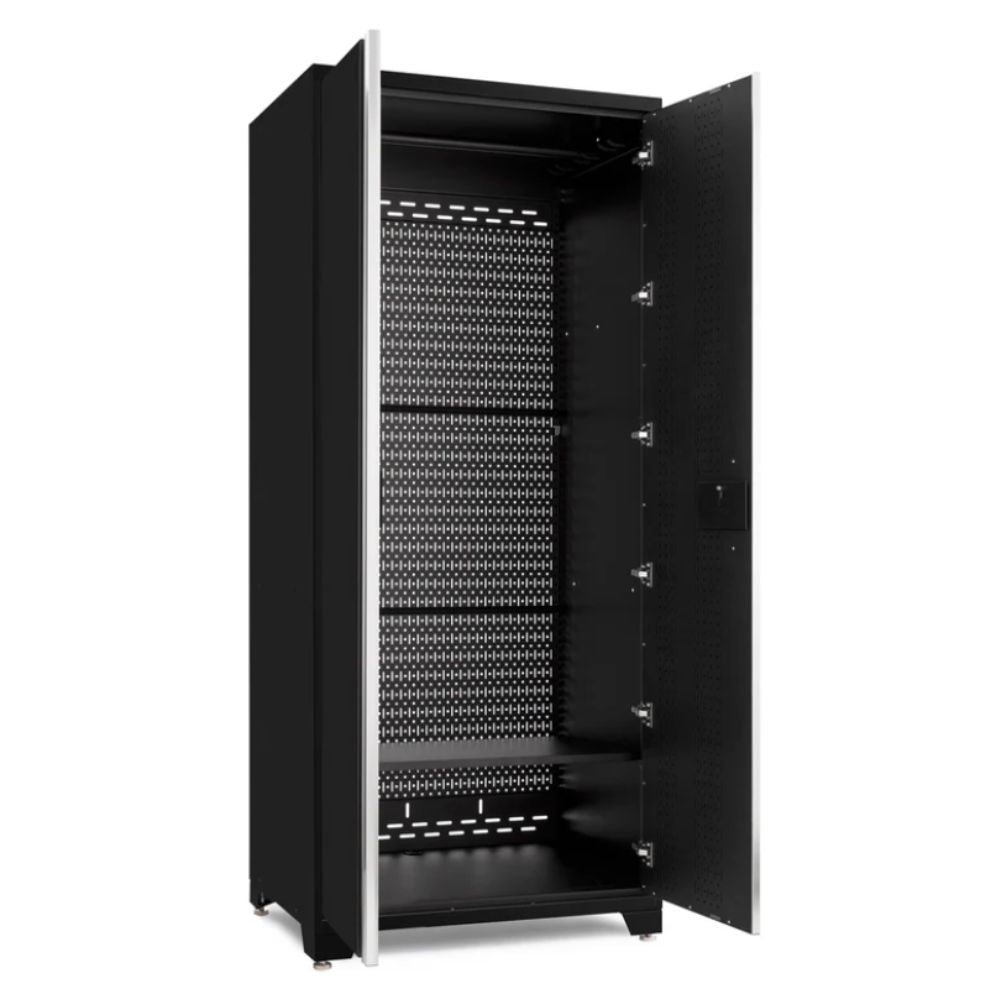 NewAge 36 in. Secure Gun Cabinet with Accessories Black Door 54011