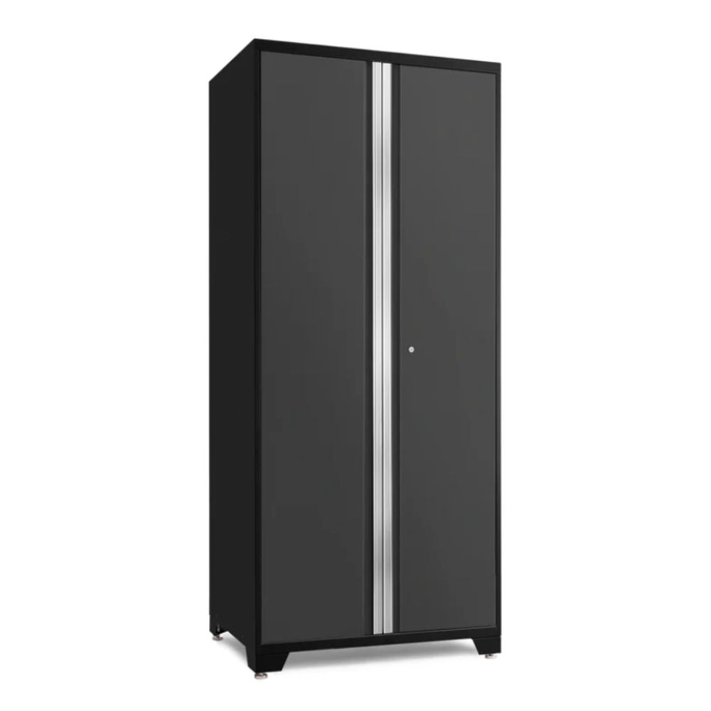 NewAge 36 in. Secure Gun Cabinet with Accessories Gray Door 54001