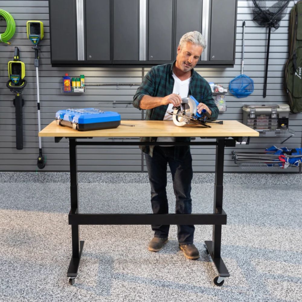 NewAge 56" Manual Adjustable Height Worktable | All Security Equipment