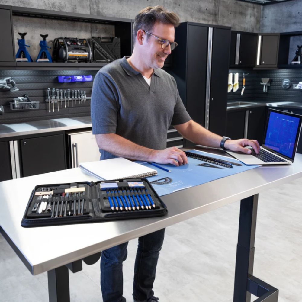 NewAge 56" Manual Adjustable Height Worktable | All Security Equipment