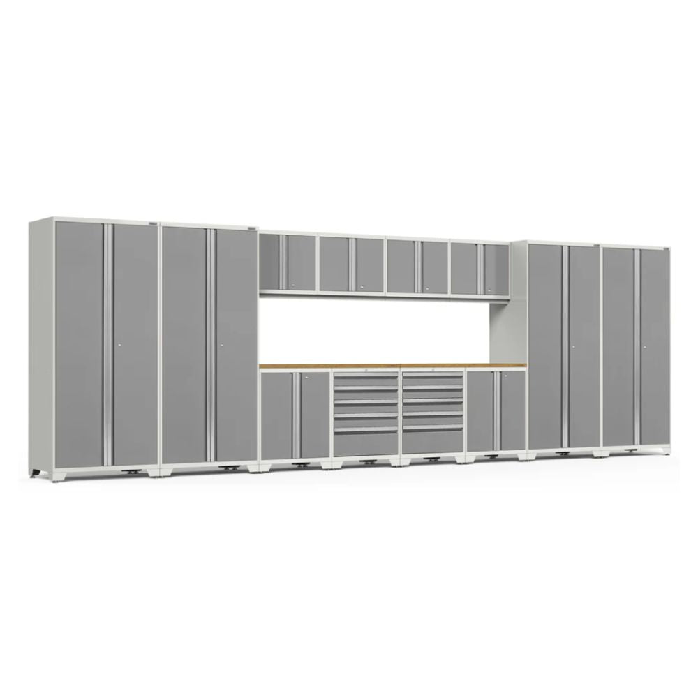 NewAge Products Pro Series 14-pc. Cabinet Set White/Platinum