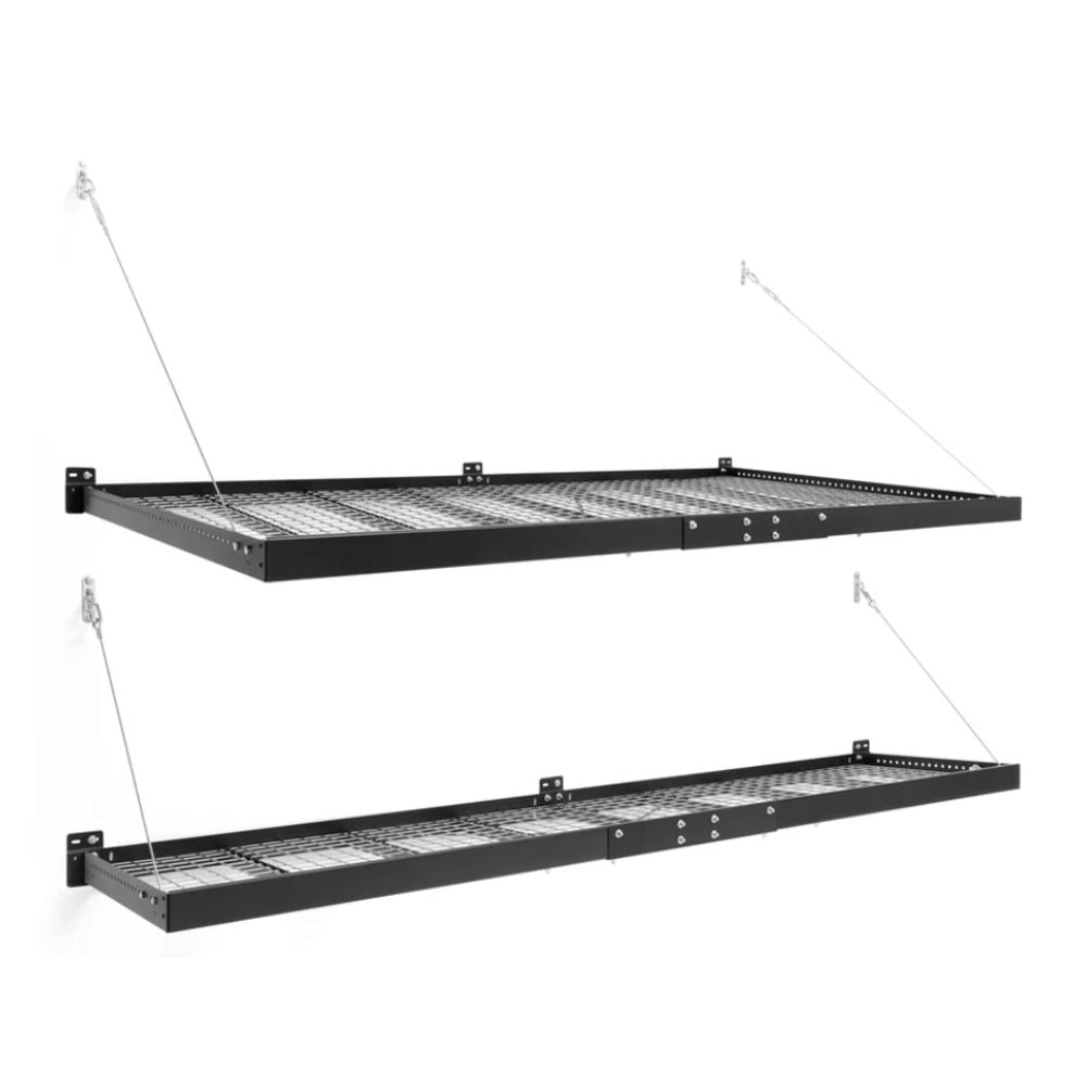 NewAge Pro Series 4 ft. x 8 ft. and 2 ft. x 8 ft. Steel Shelf Set