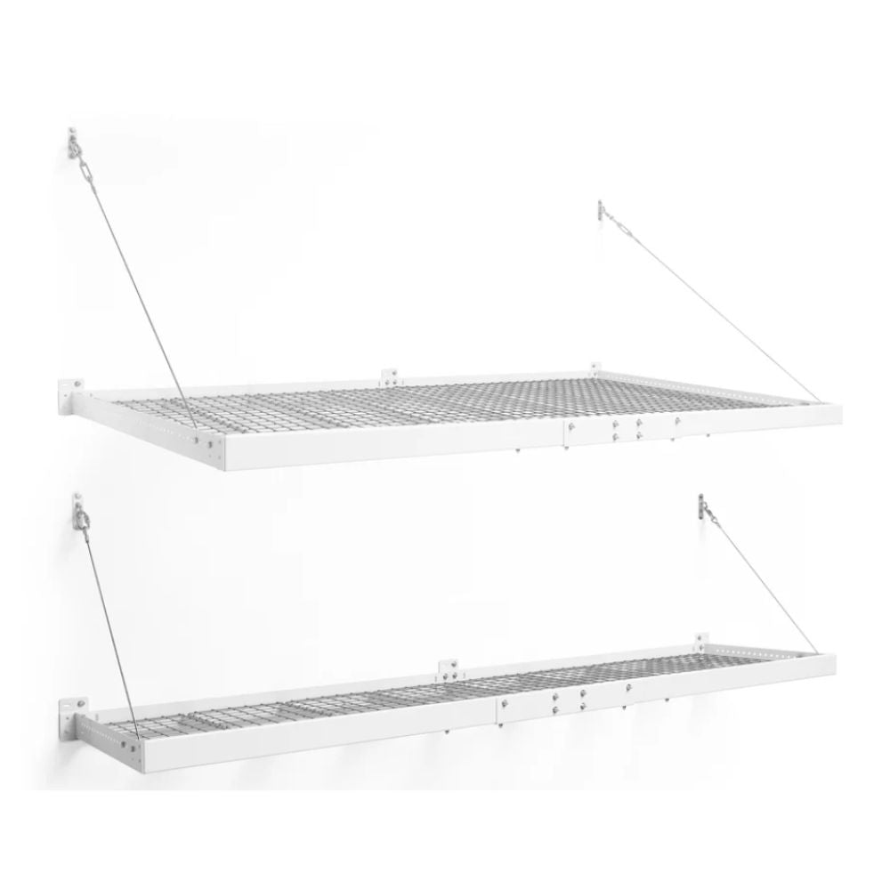 NewAge Pro Series 4 ft. x 8 ft. and 2 ft. x 8 ft. Steel Shelf Set
