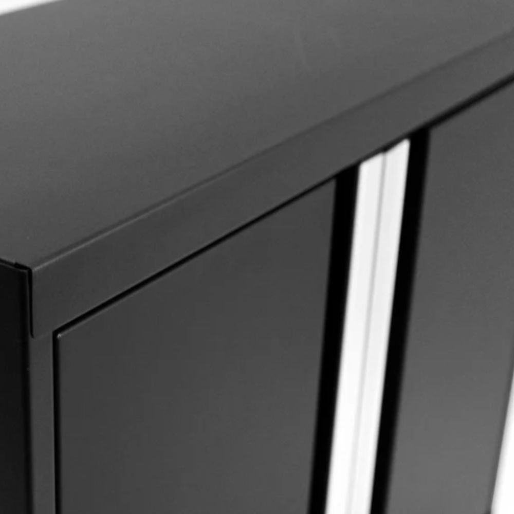 NewAge Pro Series 7 Piece Cabinet Set (Black Frame with Black Door)