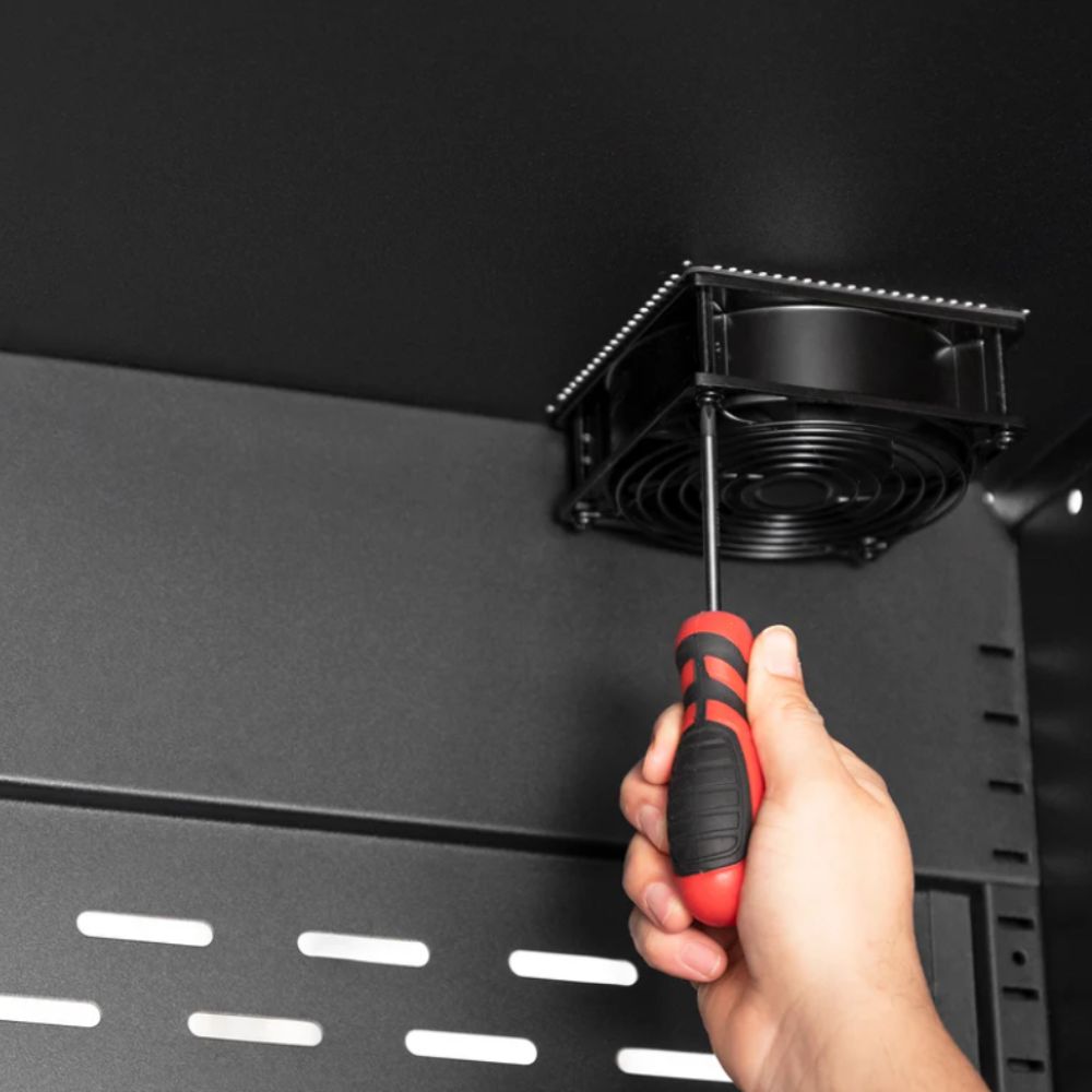NewAge Products Pro Series 42" Multi-Use Locker Black/Red 51143