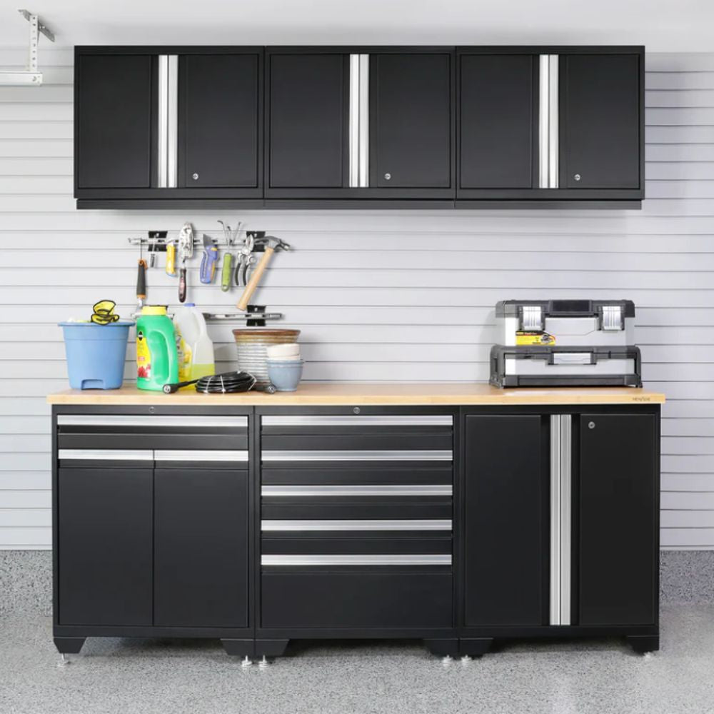 NewAge Products Pro Series Multi-Functional Cabinet - Black/Gray 52003