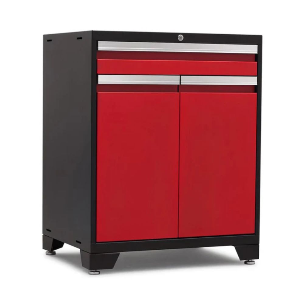 NewAge Products Pro Series Multi-Functional Cabinet - Black/Red 52203