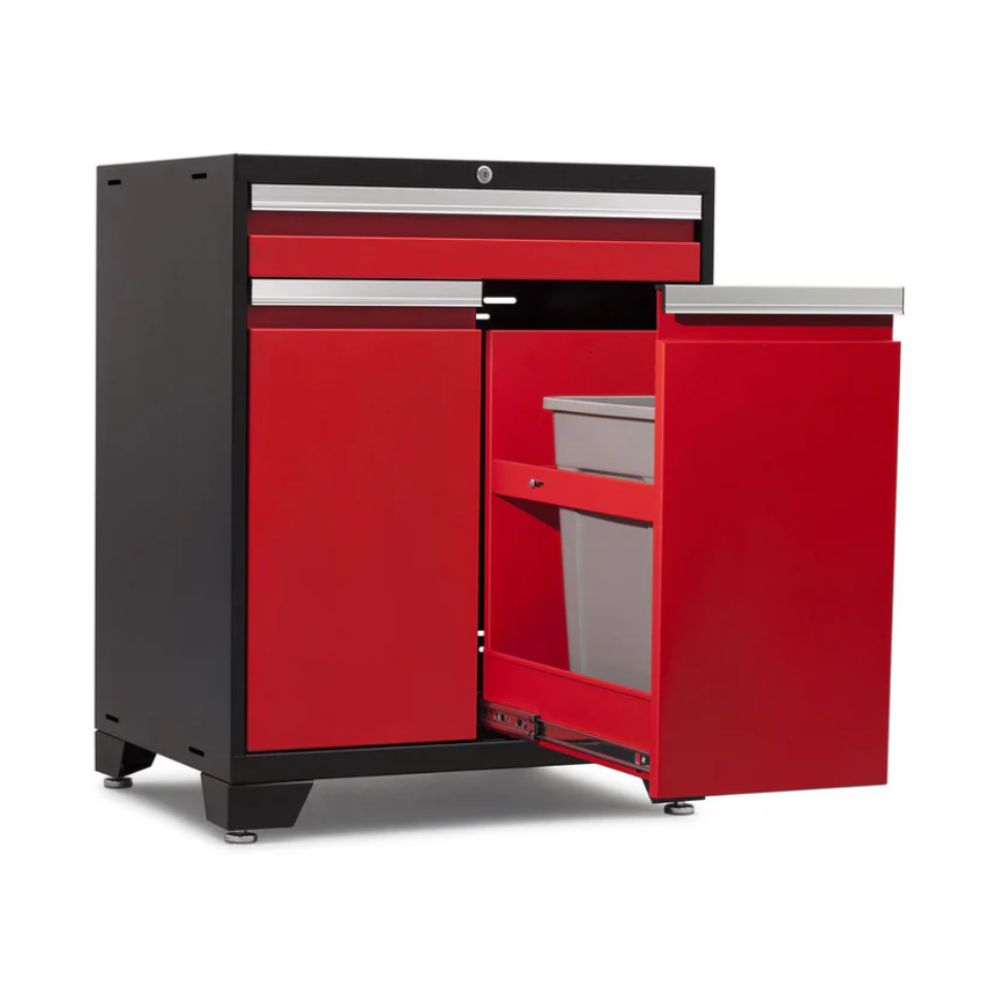 NewAge Products Pro Series Multi-Functional Cabinet - Black/Red 52203