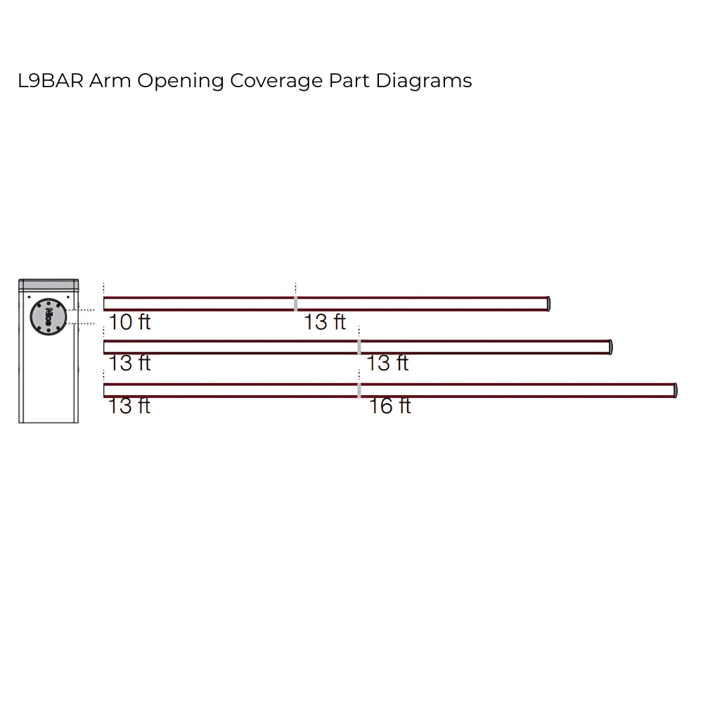 Nice L9BAR O-LBAR/V1 Traffic Control Operator | All Security Equipment
