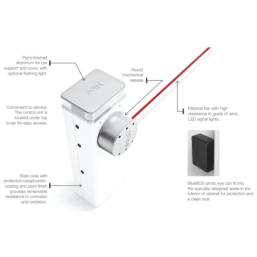 Nice O-M3BAR/V1 Traffic Control Operator | All Security Equipment