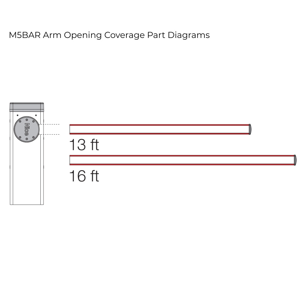 Nice O-M5BAR/V1  Traffic Control Operator | All Security Equipment