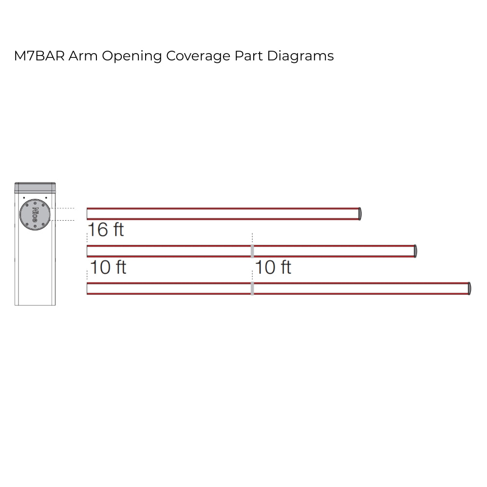 Nice O-M7BAR/V1 Traffic Control Operator | All Security Equipment
