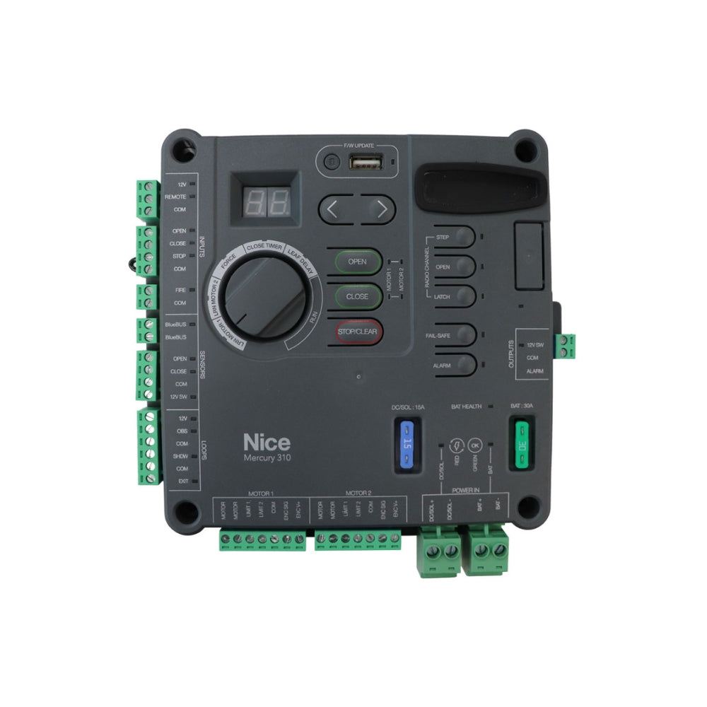 Nice O-T310-SLR-BL Swing Gate Operator Kit | All Security Equipment