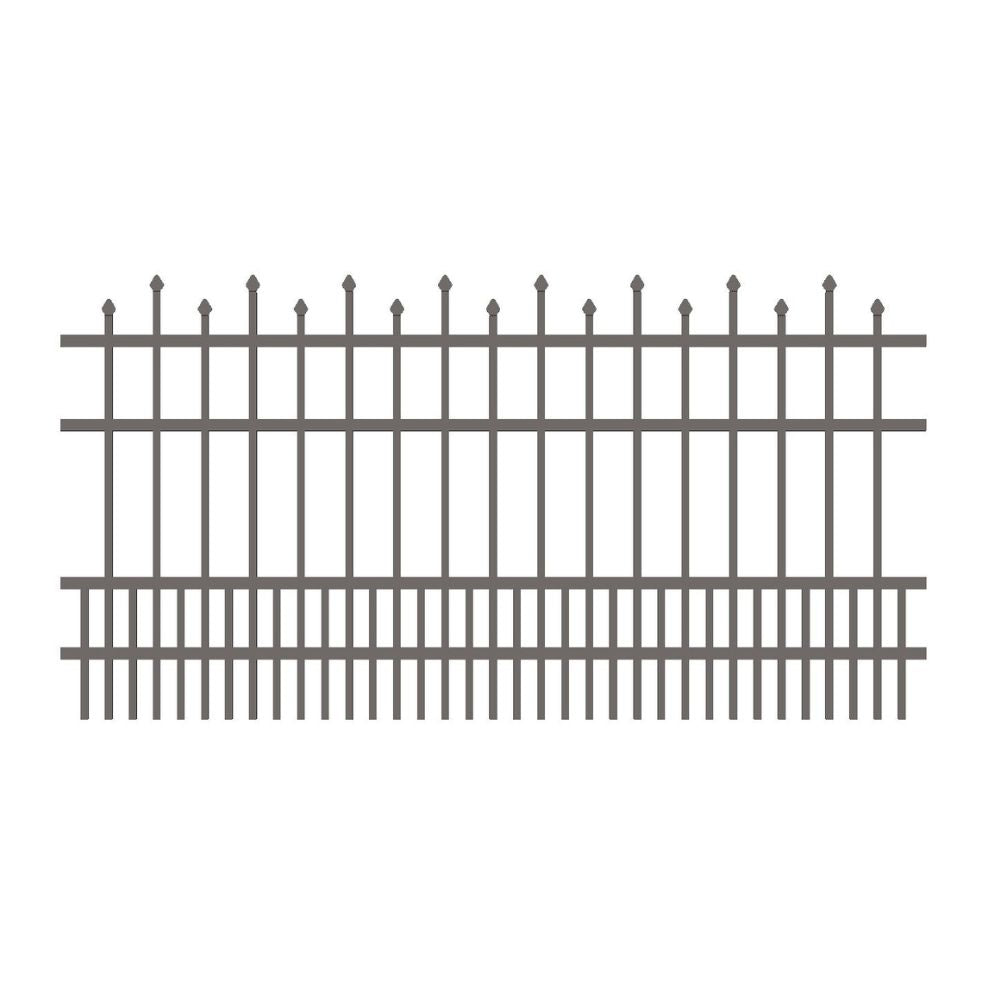 Parkway Fence 6’ H x 6’ W Aluminum California Style - iDeal