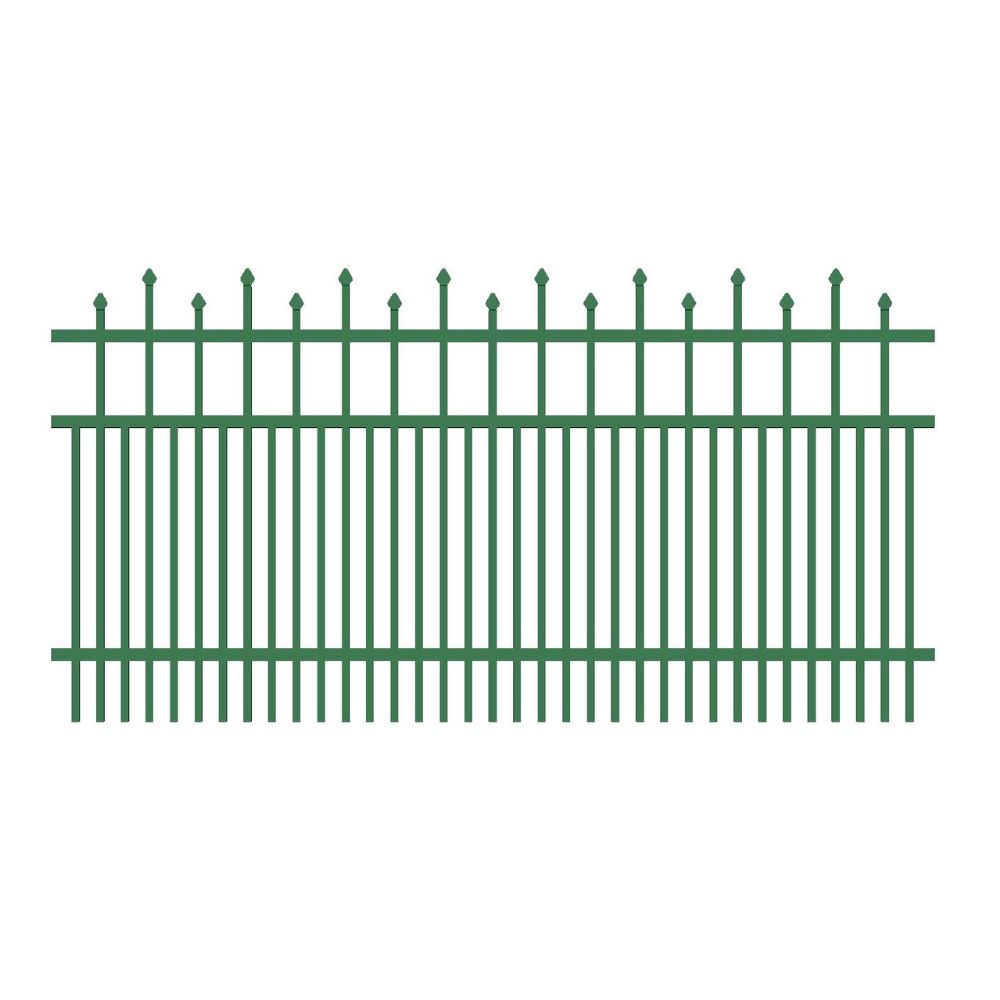 Parkway Fence 6’ H x 6’ W Aluminum California Style - iDeal