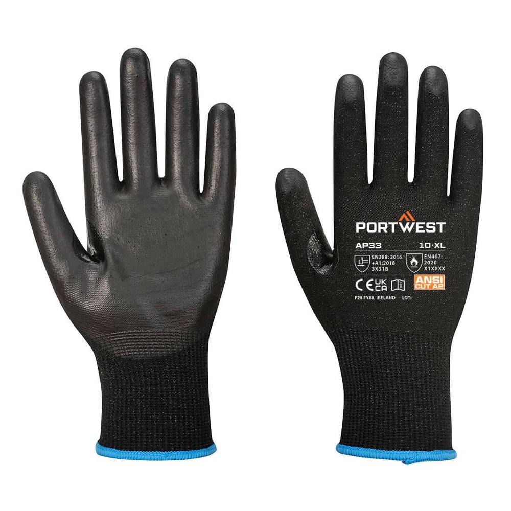 Portwest AP33 - LR15 PU Touchscreen Glove PK12