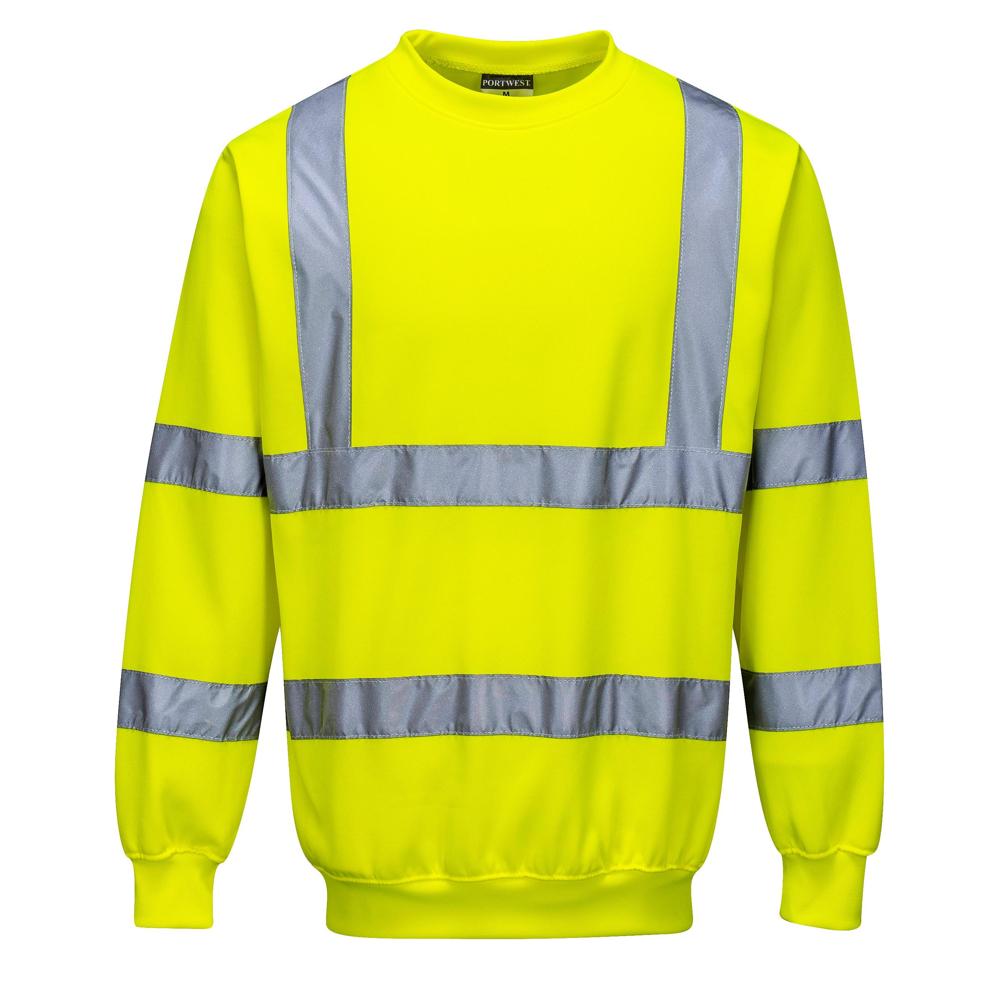 Portwest B303 - Hi-Vis Sweatshirt (Yellow) | All Security Equipment