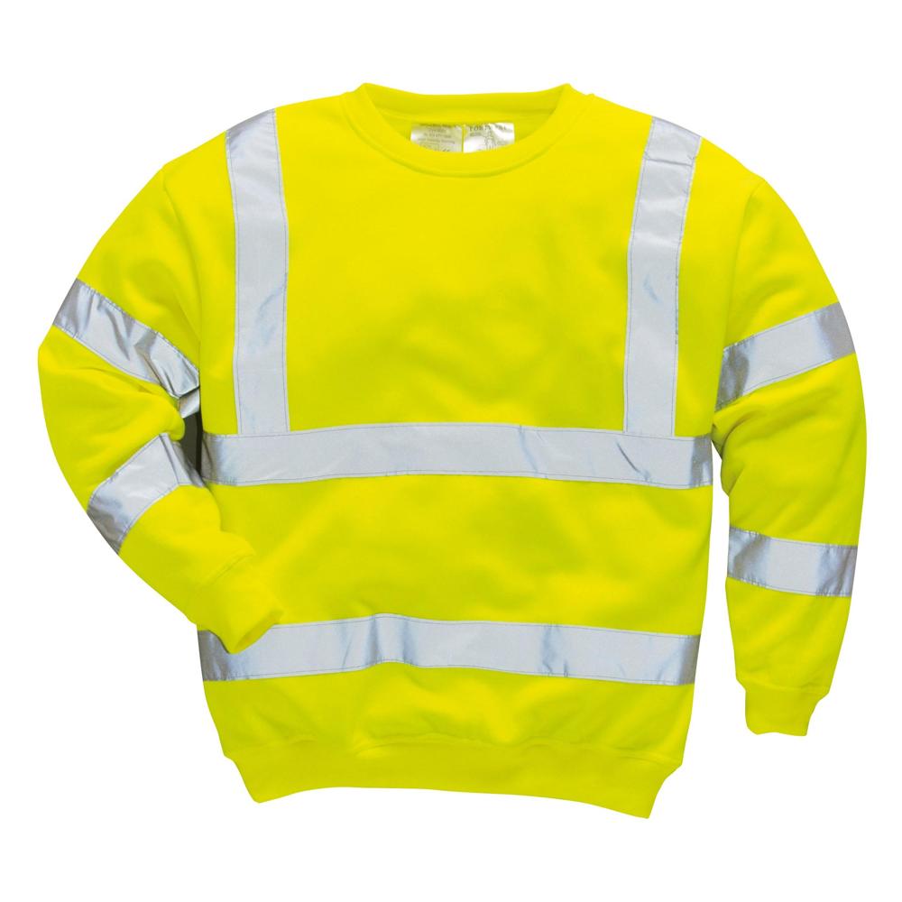 Portwest B303 - Hi-Vis Sweatshirt (Yellow) | All Security Equipment
