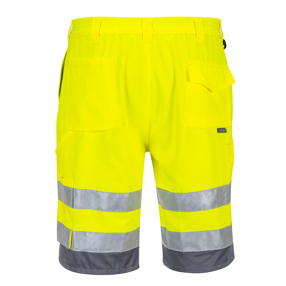 Portwest E043 - Hi-Vis Polycotton Shorts (Yellow)