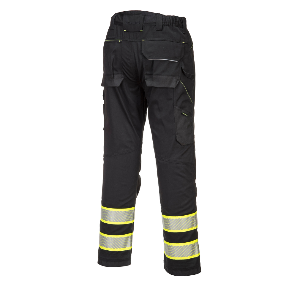 Portwest F142 - Iona Plus Work Pants (Black) | All Security Equipment