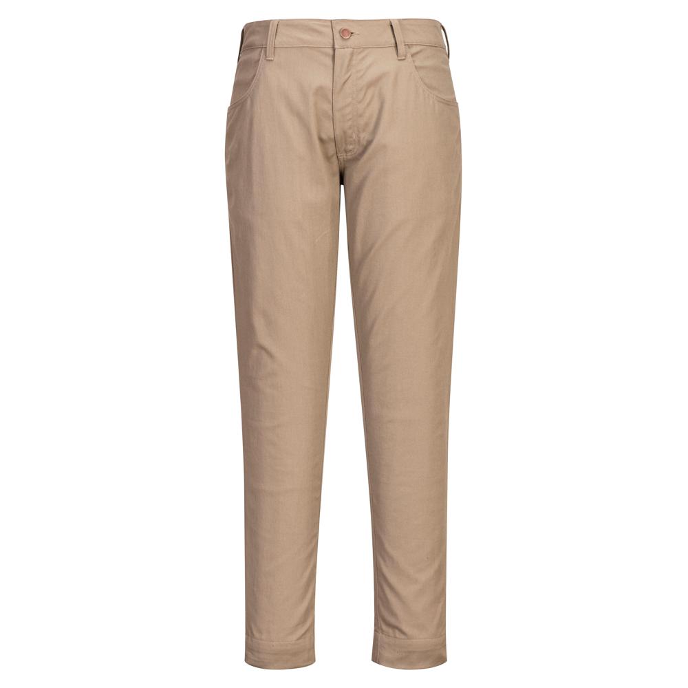 Portwest FR404 - FR Stretch Pants (Khaki) | All Security Equipment