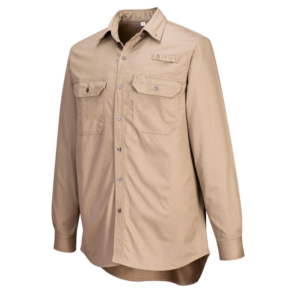 Portwest FR705 - Vented FR Shirt (Khaki) | All Security Equipment