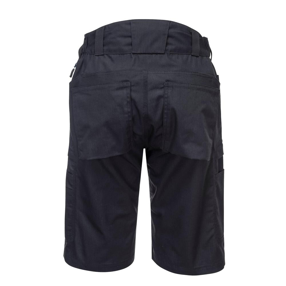 Portwest KX340 - KX3 Ripstop Shorts (Black) | All Security Equipment