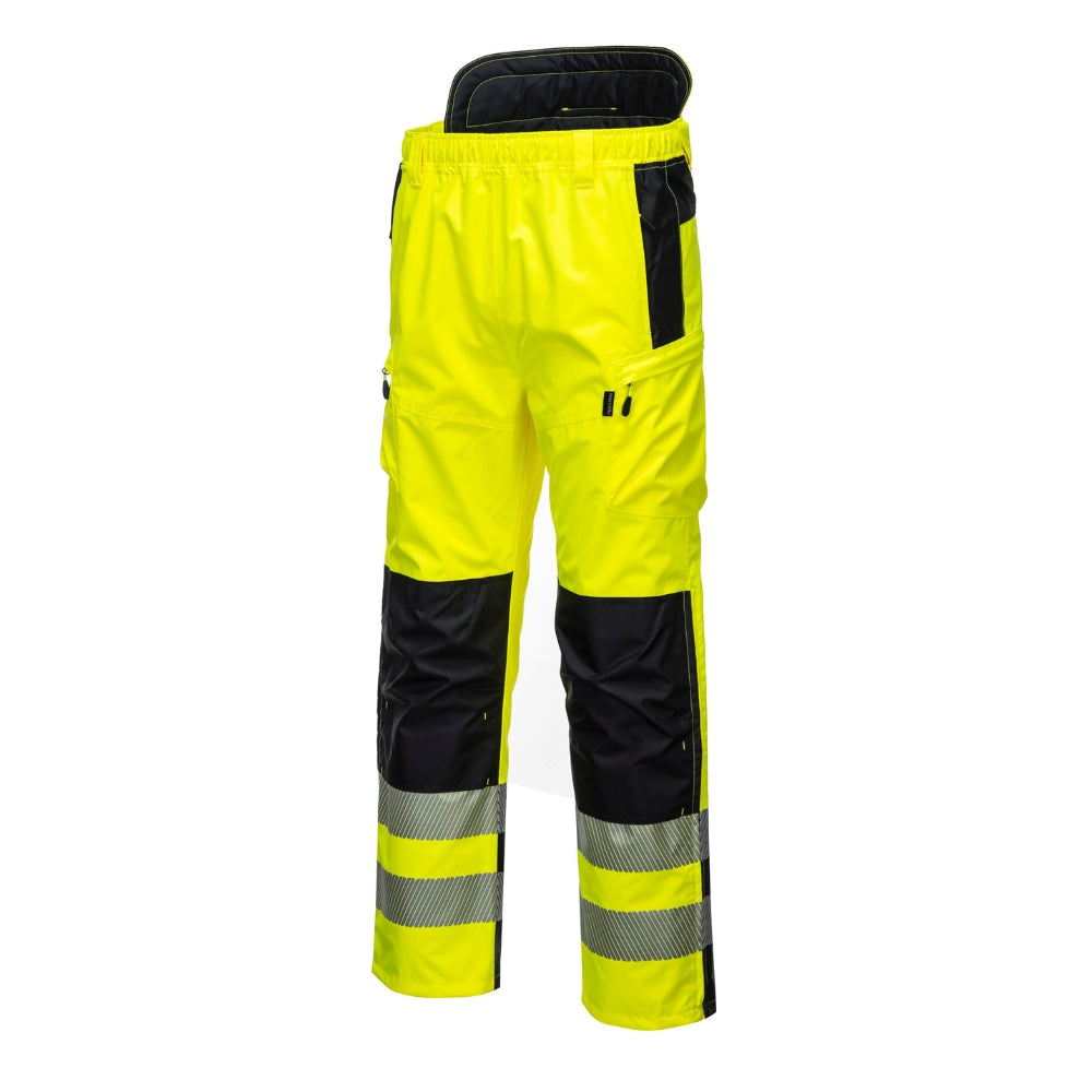 Portwest PW342 - PW3 Hi-Vis Extreme Rain Pants (Yellow/Black)
