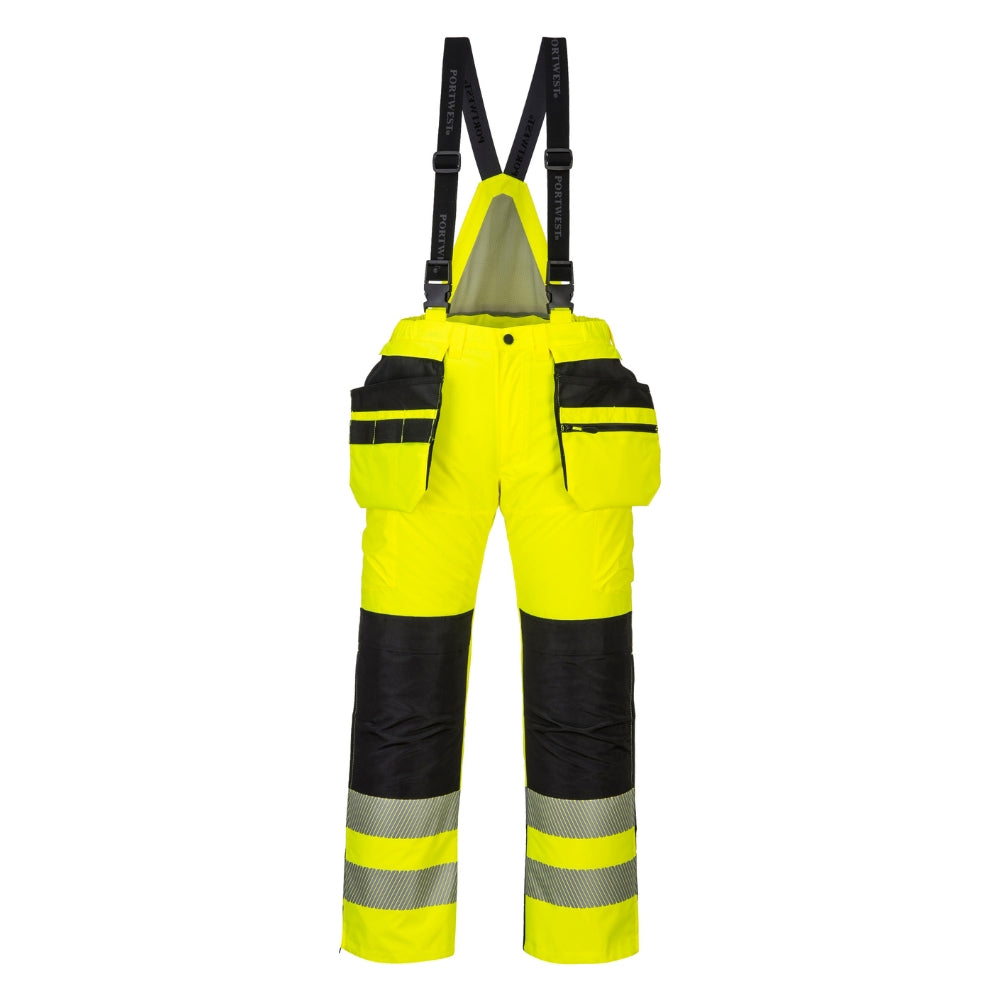 Portwest PW351 - PW3 Hi-Vis Winter Pants (Yellow/Black)