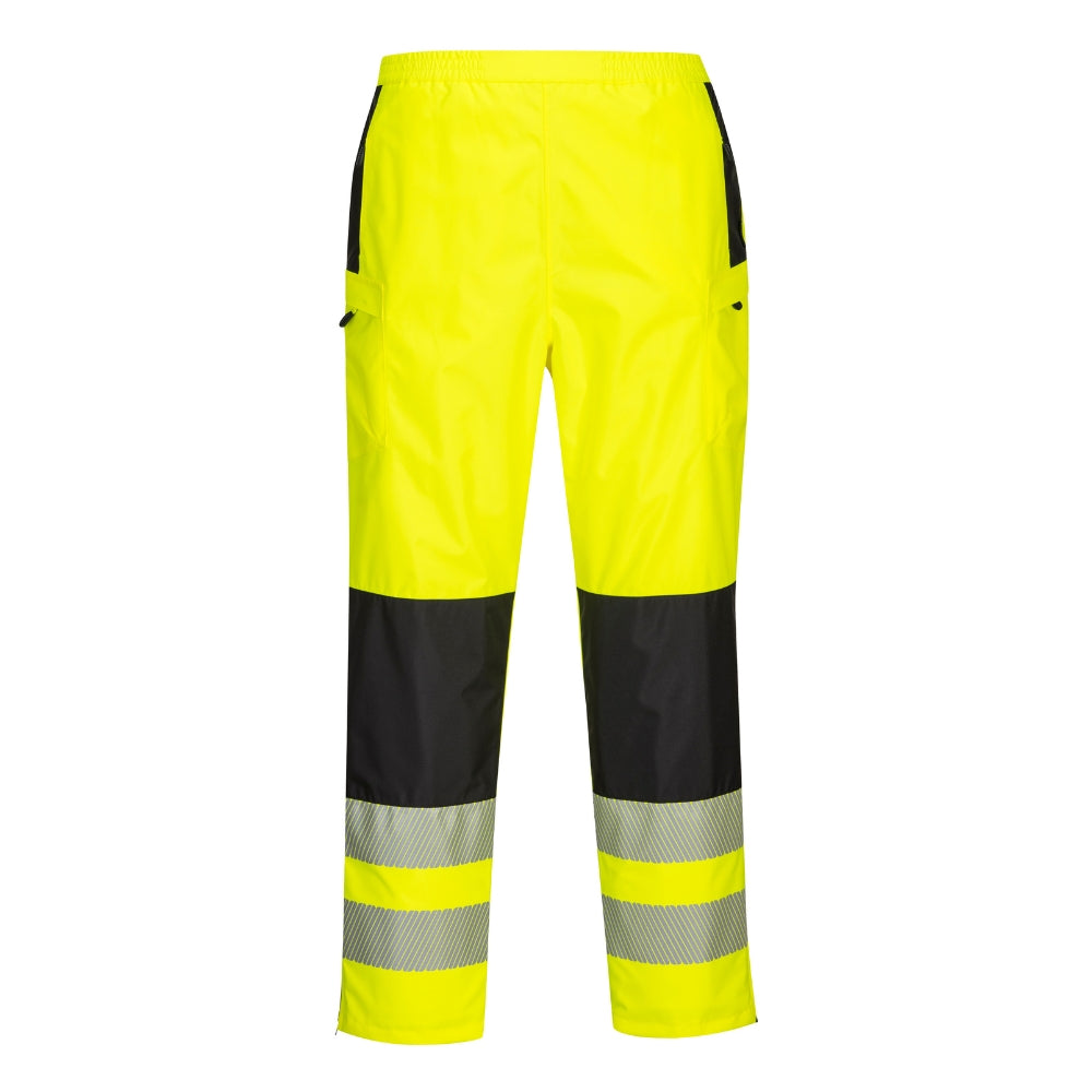 Portwest PW386 - PW3 Hi-Vis Women's Rain Pants (Yellow/Black)