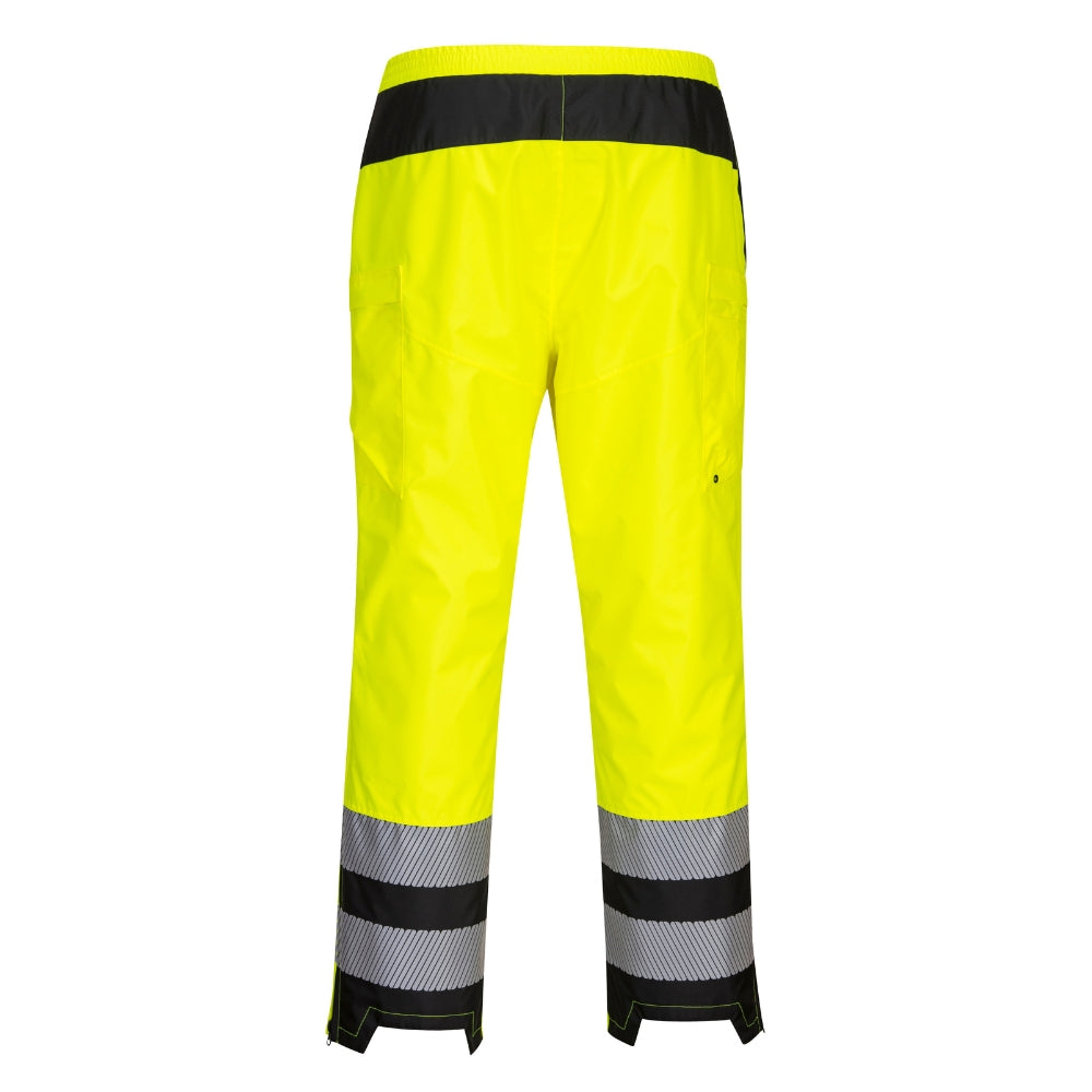 Portwest PW386 - PW3 Hi-Vis Women's Rain Pants (Yellow/Black)